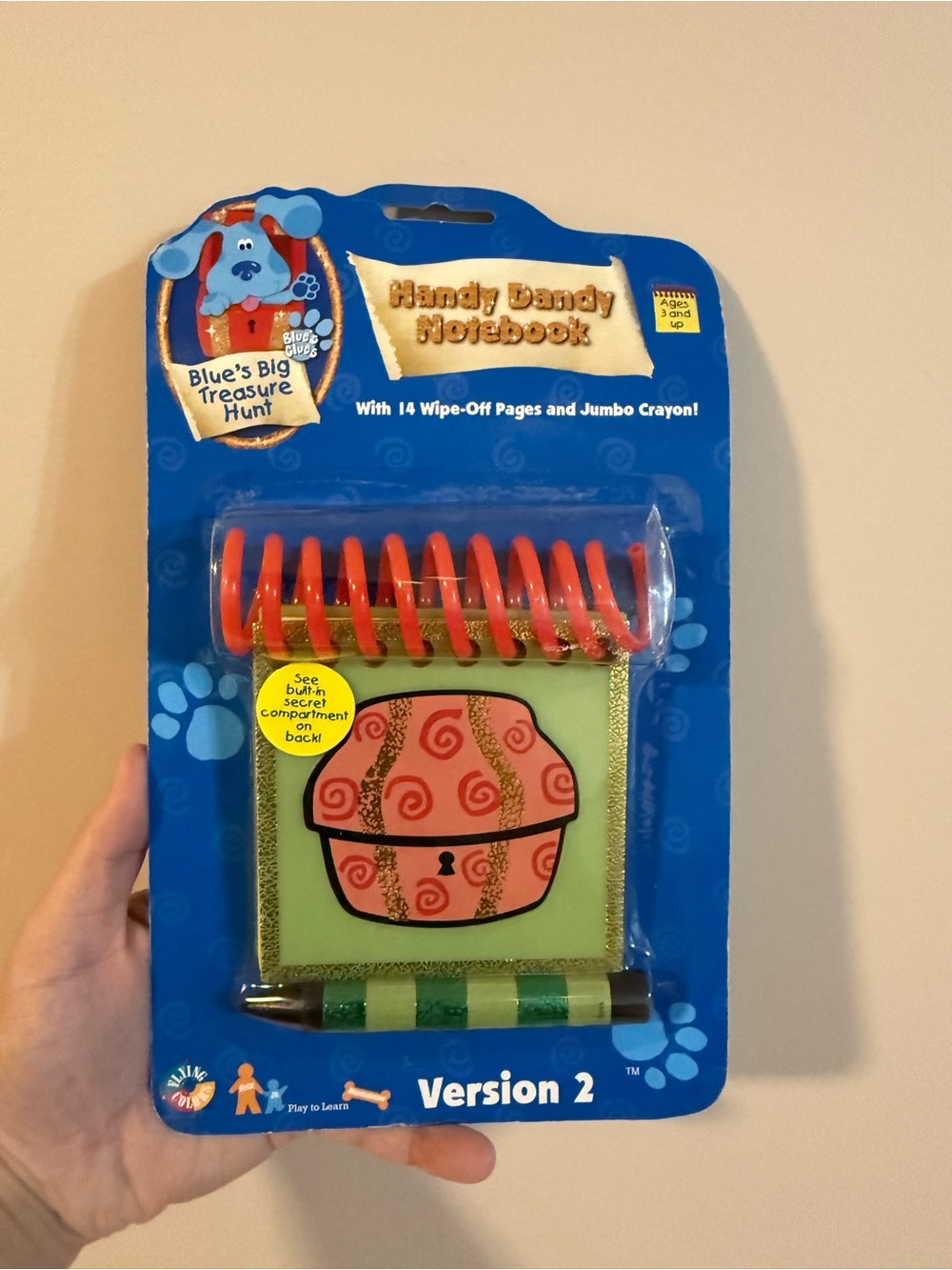 Handy Dandy Notebook Kids Toy- NWT Vintage 1999